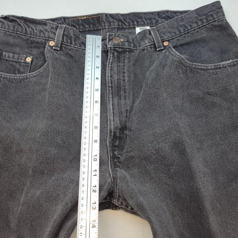 Levi's 560 Jeans Mens 40x32 Black Loose Fit Tapered Leg Vintage Made in USA 90s
